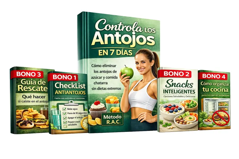 Guía Controla los Antojos en 7 Días + Bonos